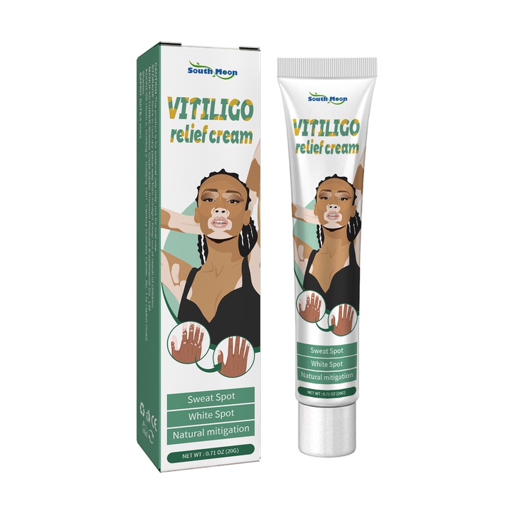 Crema pentru Vitiligo, South moon, tratament pentru pete albe, 20g