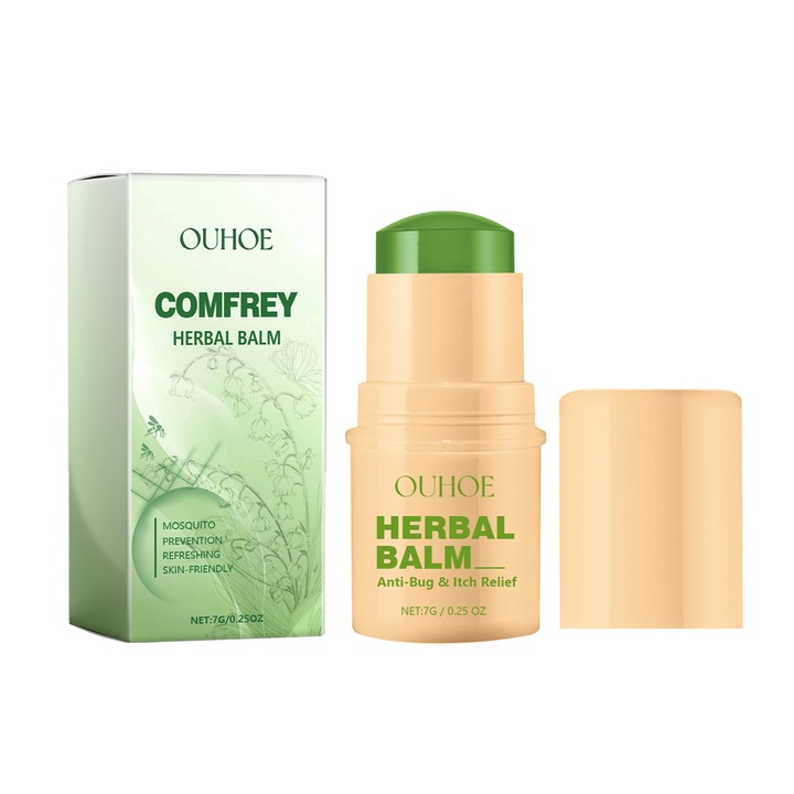 Feketenadálytő gyógynövénybalzsam, 50ml, hidratálásra, regenerálásra, csökkenti a szúnyogcsípések és a rovarcsípések viszketését