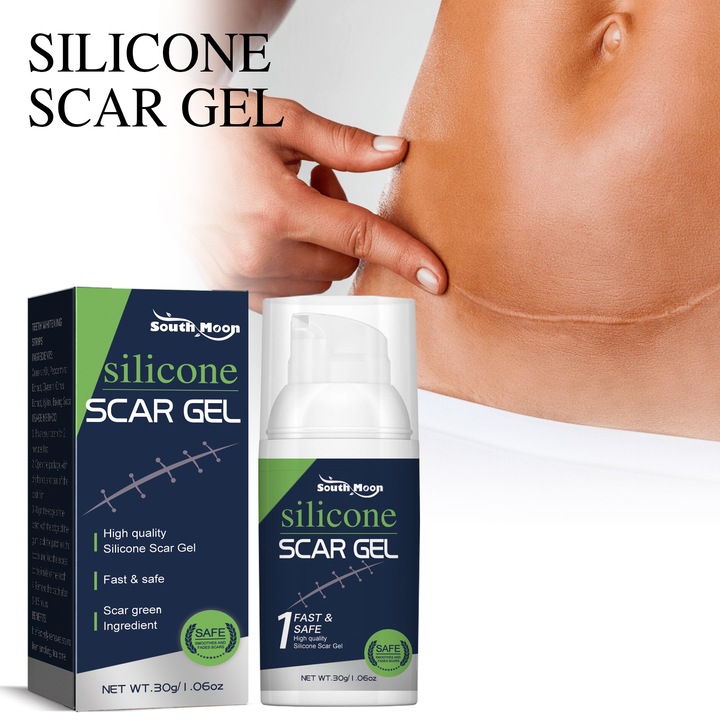 Gel pentru cicatrici din silicon, ingrijire pielii, South Moon, hidratant