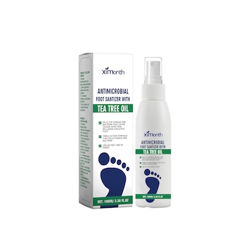 Spray pentru picioare cu ulei de arbore de ceai, amelioreaza mirosurile antimicrobiene, ajuta la calmarea pielii si la reducerea mancarimii - Actiune rapida, neiritant - Prospetime de lunga durata si protectie impotriva fungilor