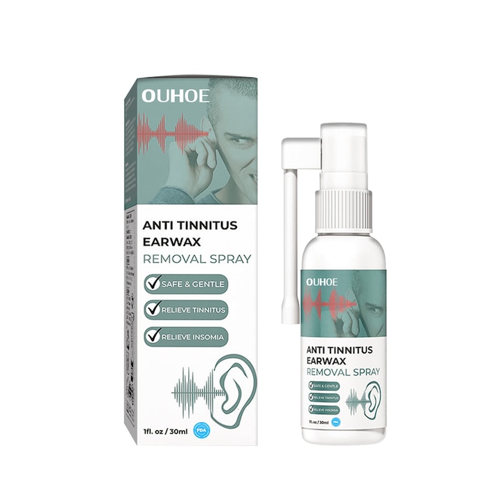 Spray pentru urechi, OUHOE, curatare ceara, ingrijire sanatate urechi, 50 ml