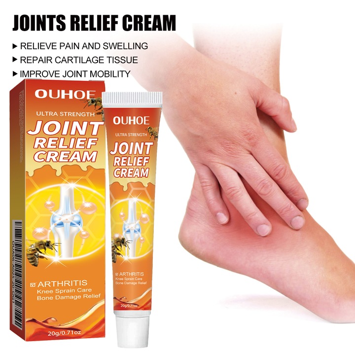 Крем за стави, OUHOE, с пчелна отрова, 200 мл