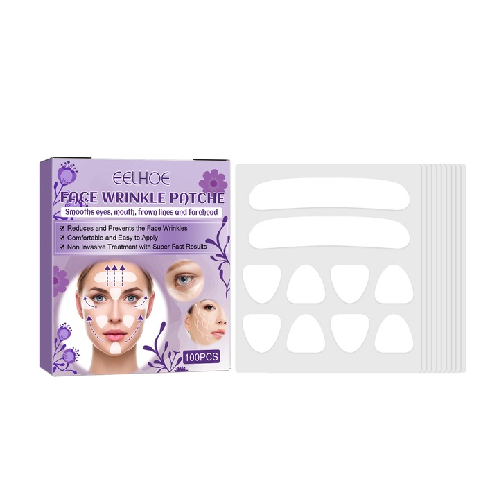Pachet de plasturi pentru riduri faciale, EELHOE, efect de intindere a ...