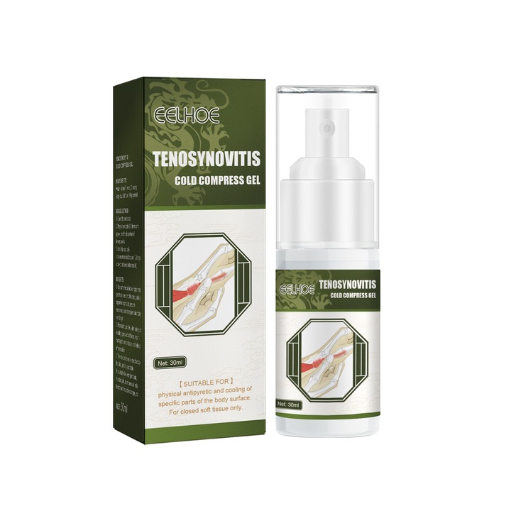 Hűsítő gél spray inakra, ízületi ápolásra, Eelhoe