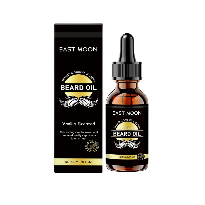 Illóolaj férfi szakállápoláshoz, vanília, 30ml East Moon