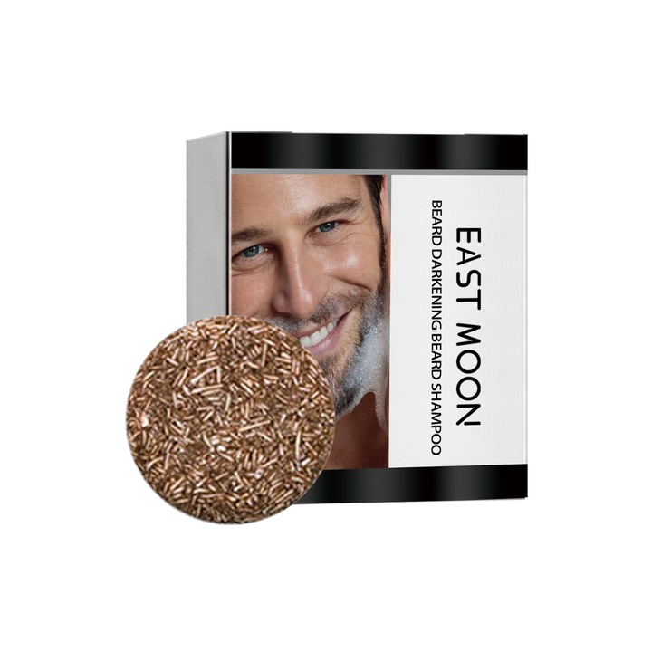 Sapun pentru barba East Moon cu extract de Polygonum multiflorum, ingrijire hidratanta, 100g