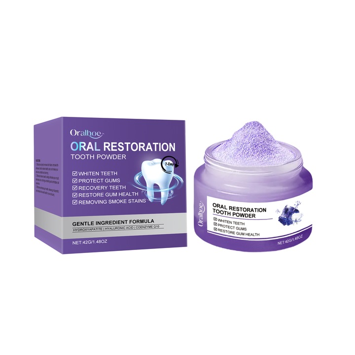 Прах за зъби, лилав, 50 г, Oralhoe