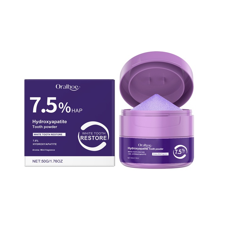 Oralhoe fogtisztító por, menta, 100g