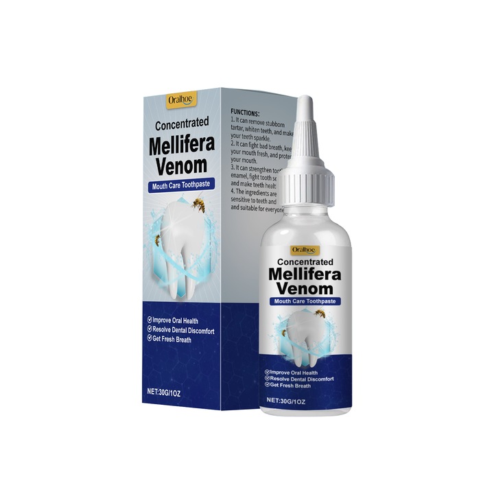 Oralhoe fogkrém, szájápolás, fehérítés, folteltávolítás, 100ml