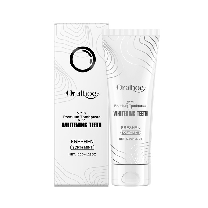 Fogszuvasodás elleni fogkrém, fehérítő, menta, Oralhoe