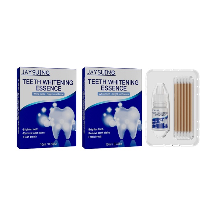 Ser pentru dinti Jaysuing 10ml + 20 betisoare de bumbac, set