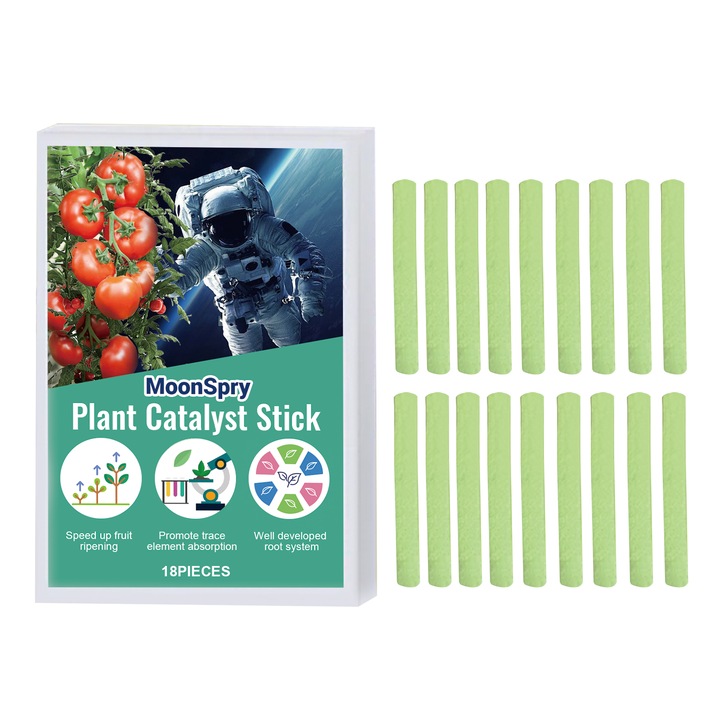 Baton de fertilizare pentru plante MoonSpry, 1 buc, nutrienti pentru flori si legume, crestere sanatoasa, 30g