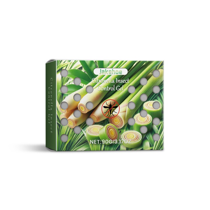 Gel repelent tantari Citronella, Jakehoe, set 3 bucati, formula pe baza de plante