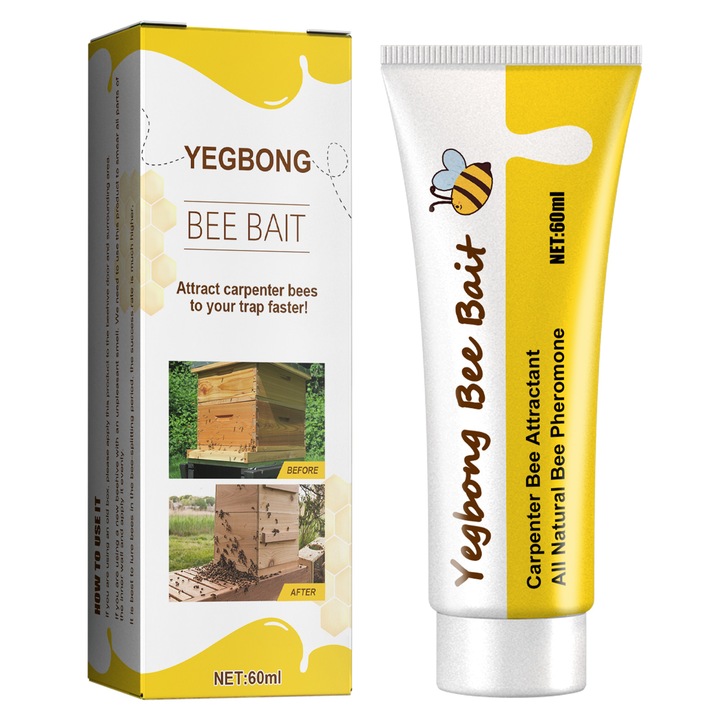 Bait pentru albine Yegbong, unelte atragatoare, miros natural, set
