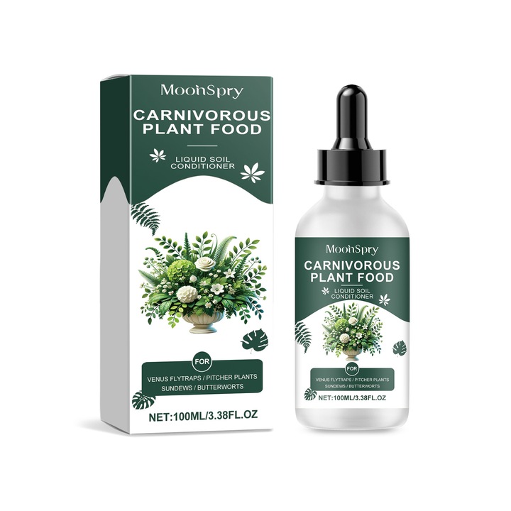 Picaturi supliment pentru cresterea plantelor tropicale, Moonspry, imbunatatirea solului