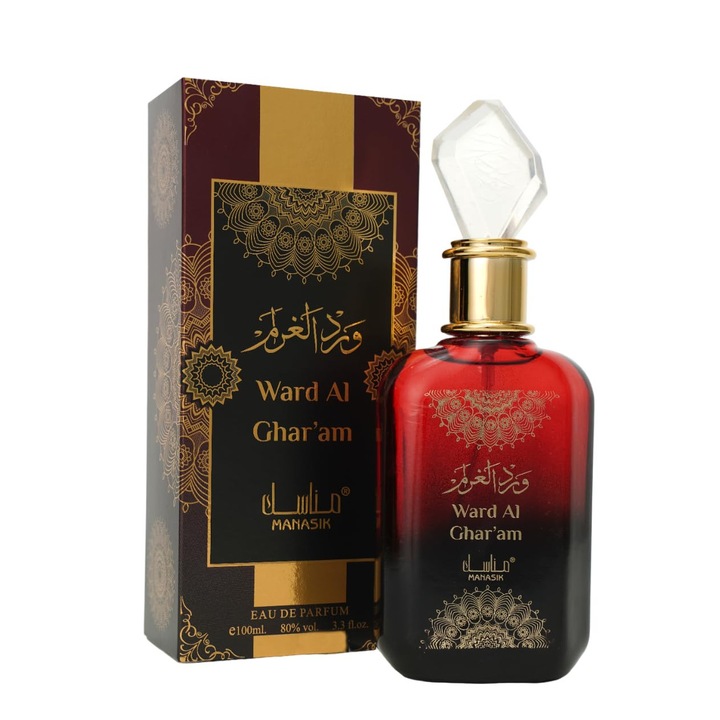 Дамски парфюм, Manasik, ward al gharam, 100мл