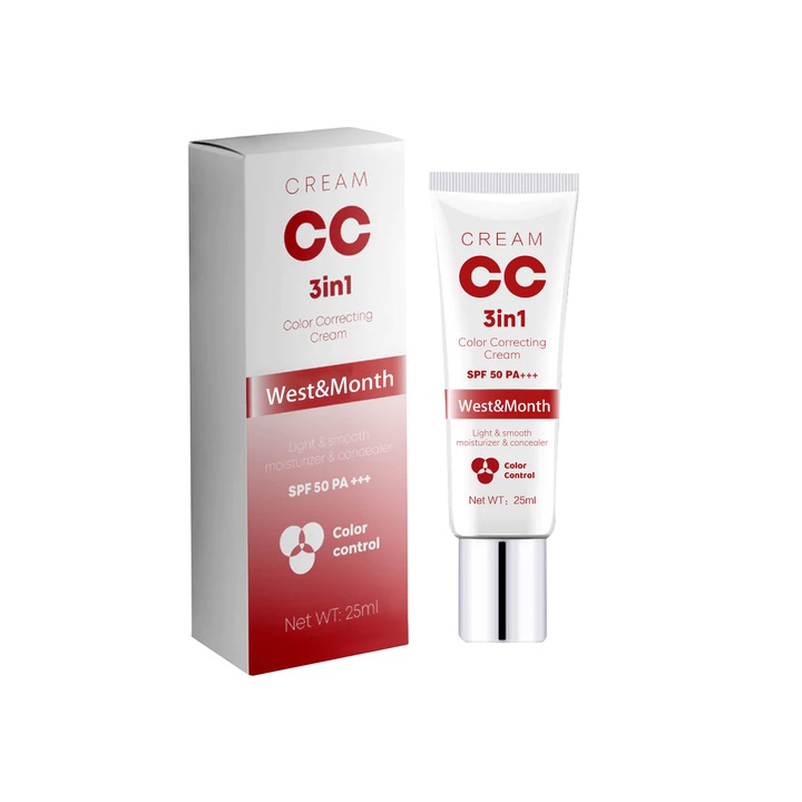 Crema corectoare 3 in 1, acoperire pete intunecate, hidratare, 50ml