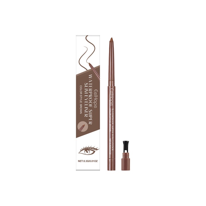 Creion ochi Eelhope, eyeliner colorat, non-fading, culoare naturala