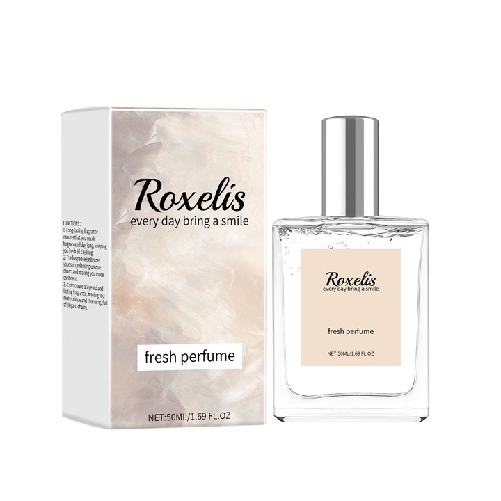Parfüm Eau de Toilette Vanilla, 1 db, finom aroma, hidratáló, 100 ml, Roxelis