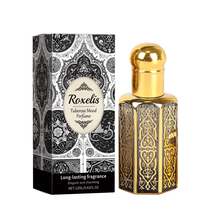 Roxelis szobaillatosító arab parfümmel, jázmin- és tubarózsa illattal, elegáns aroma, 50ml