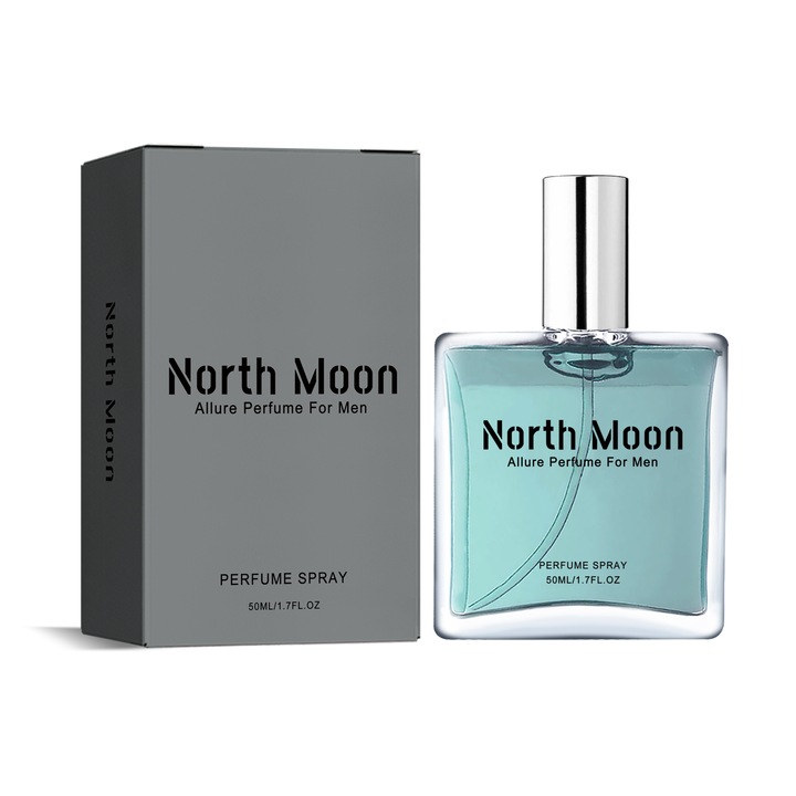 Parfum barbati North Moon, aroma naturala, ambalaj rafinat, 50ml