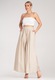 Pantaloni dama, Figl, bej, talie inalta, lati, vara, One Size INTL