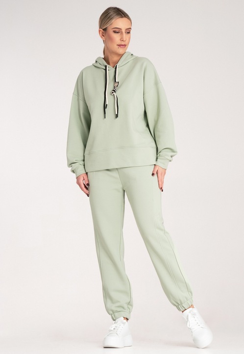 Set trening dama Figl, hanorac si pantaloni jogger, confortabil, elegant, bumbac, S-M INTL