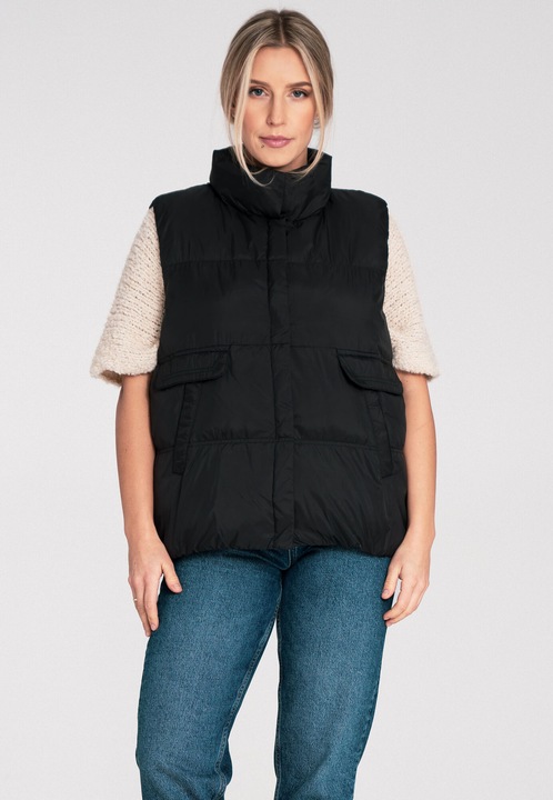 Vesta dama M607, Figl, Poliester, Negru, One Size INTL