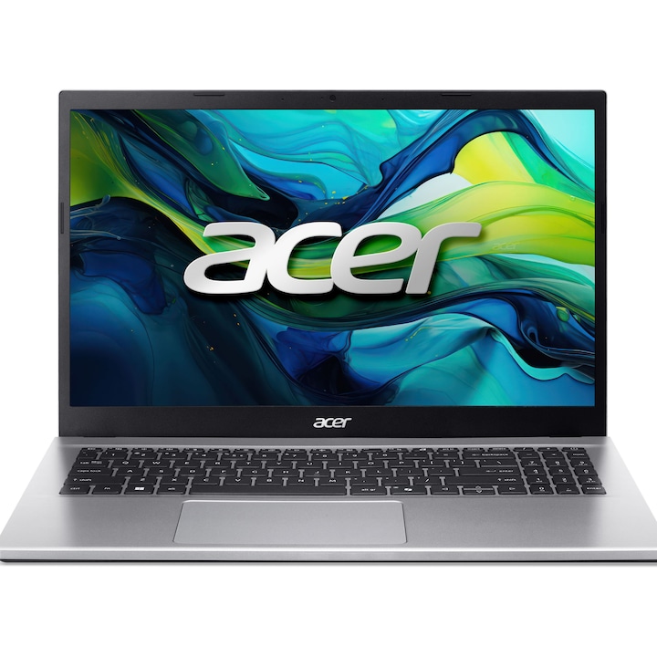 Лаптоп Acer Aspire Go 15 AG15-42P-R493 с AMD Ryzen 7 5825U (2.0/4.5GHz, 16M), 16 GB, 512GB M.2 NVMe SSD, AMD Radeon RX Vega 8, Linux, Сребрист