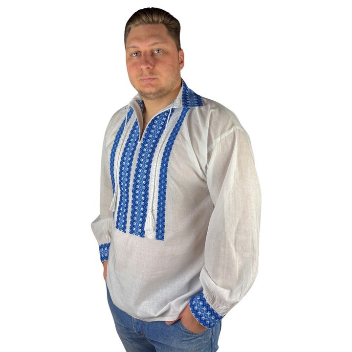 Azaz férfi CPB1 fehér/kék, S méret