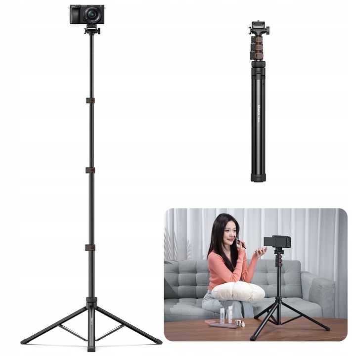 ULANZI 1/4'' 160 см Фотографски статив за студийно осветление, TB64