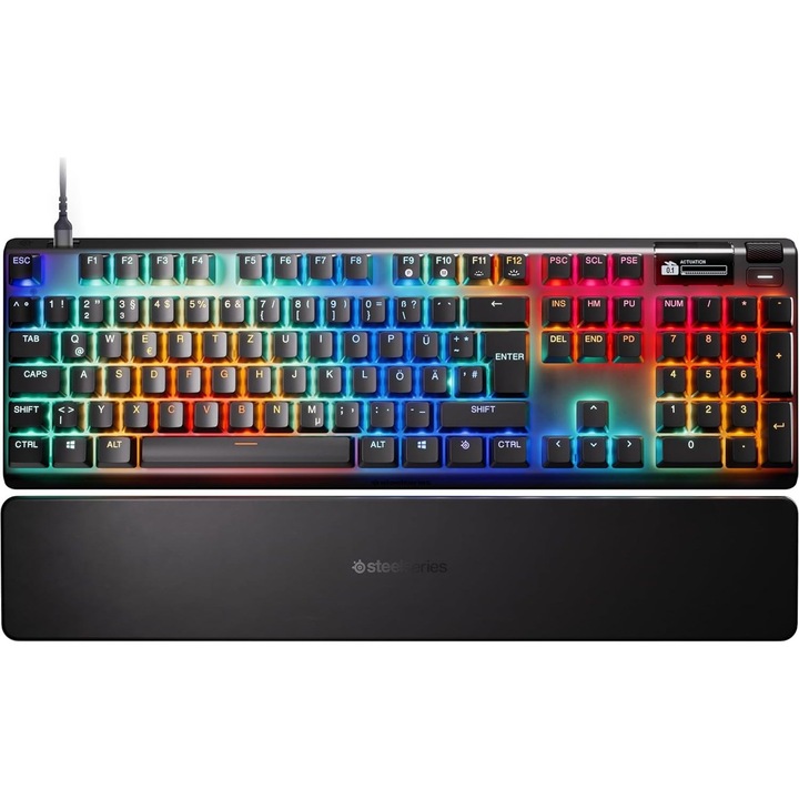 Геймърскa клавиатура SteelSeries Apex Pro Gen3, Черен, USB
