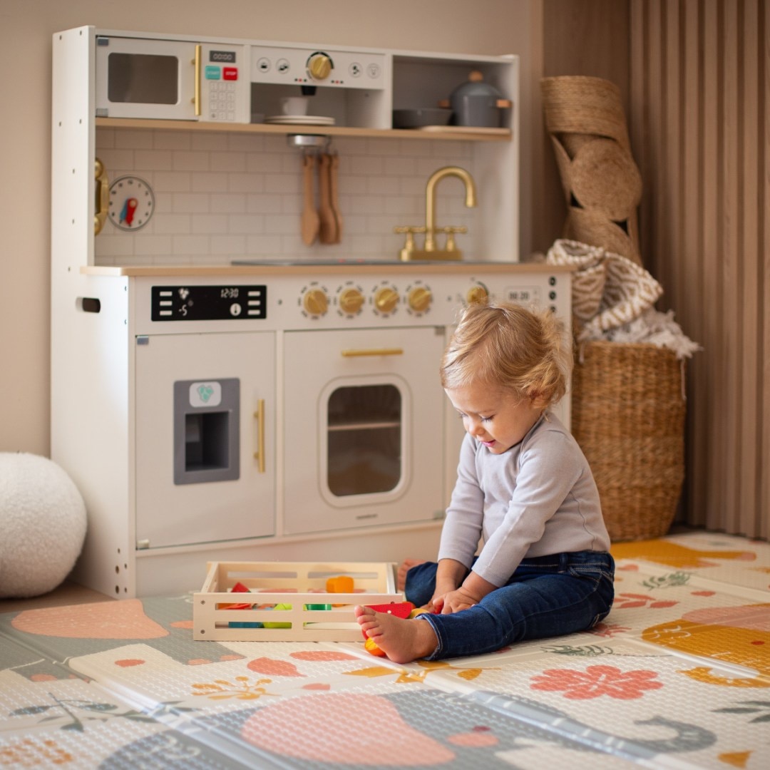 Set Bucatarie Din Lemn Cu Accesorii, Mamabrum, Mam155 Bucatarie De ...