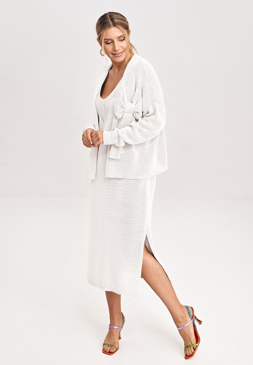 Rochie dama Figl, acril, bumbac, alb, One Size INTL