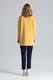 Palton dama M551, Figl, Poliester/Viscoza, Galben