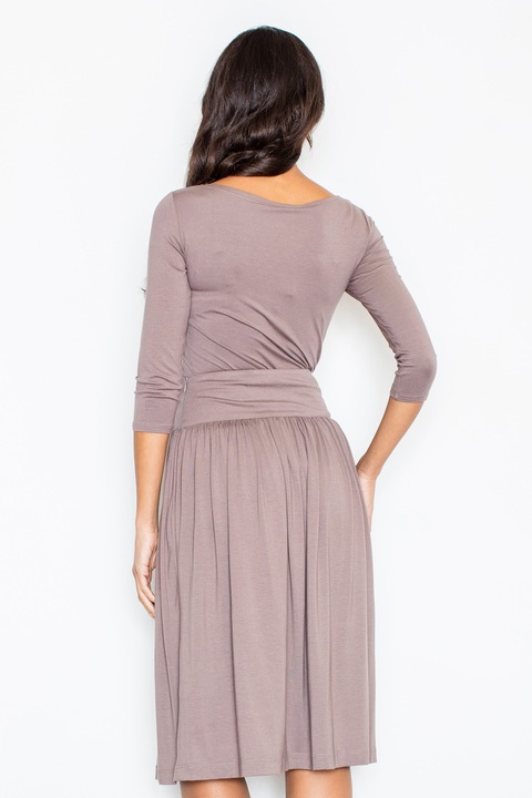 Set midi elegant Figl, bej, maneci 3/4