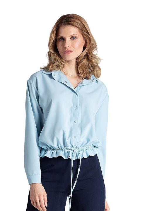 Figl M647 ing, kék, hosszú ujjú, poliészter és elasztán anyagból