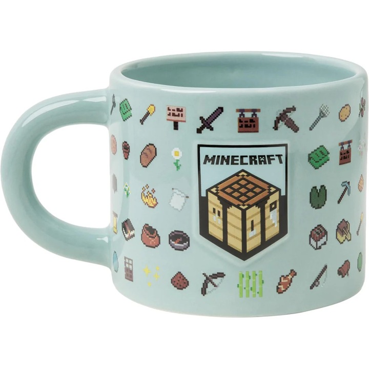 Чаша Paladone: Minecraft Embossed, 400 ml