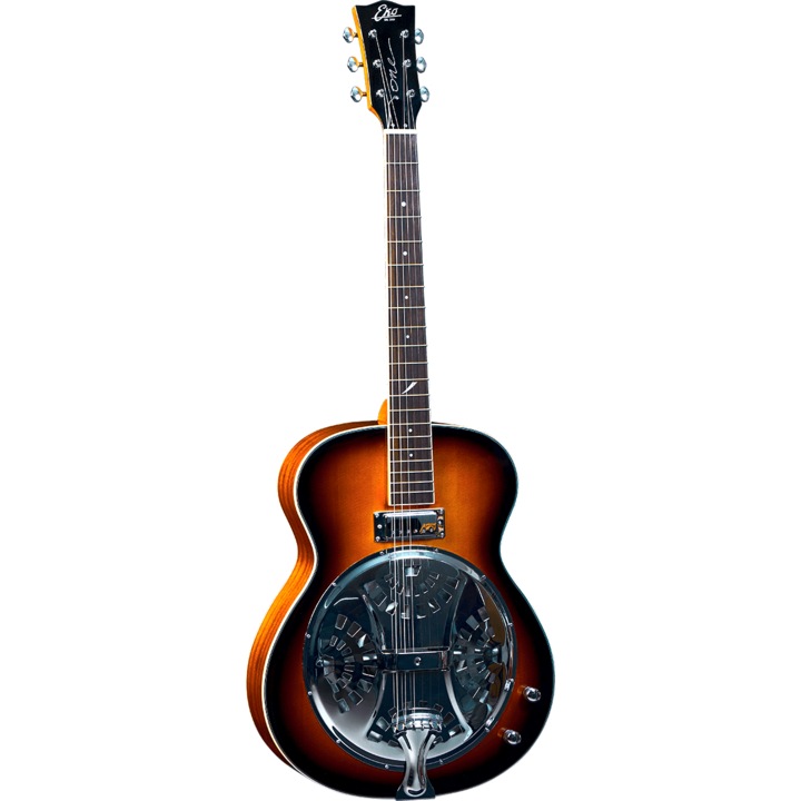 Chitara electro-acustica cu rezonator, EKO, ONE-RESONATOR, Mini humbucker, culoare Sunburst