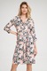 Rochie Figl M701, imprimeu floral, multicolor, poliester