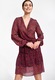 Rochie Figl, M859, cu maneci lungi, poliester, multicolor