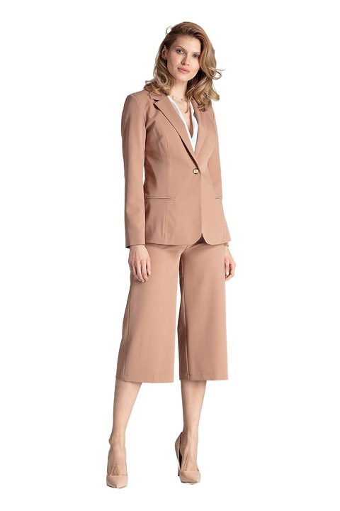 Sacou dama M653, Figl, Poliester/Viscoza, Maro