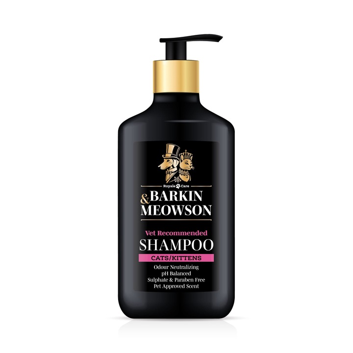 Шампоан за котки и котенца Barkin & Meowson, 350 мл