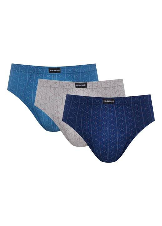 Chiloti tip slipi barbati Henderson Classic set de 3 culori, Multicolor
