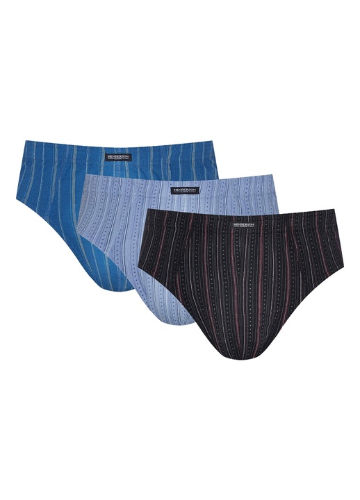 Chiloti tip slipi barbati Henderson Classic set de 3 gri, negru XL