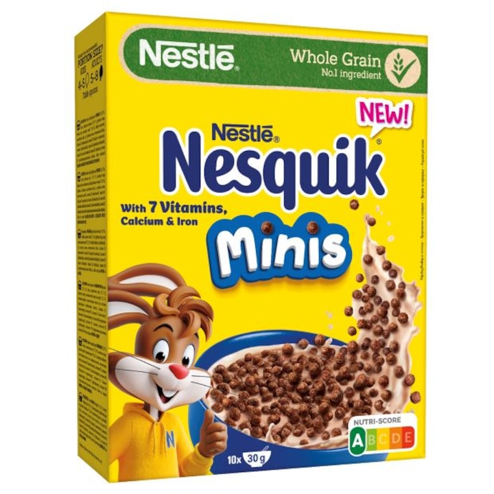 Зърнена закуска, NESQUIK MINIS Cereal, 300g