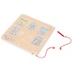 Puzzle Magnetic, Mamabrum, Mam39 Labirint De Reciclare, Placa Din Lemn Cu Cinci Recipiente Pentru Deseuri, Rezistenta Ridicata La Deteriorare, Nu Necesita Baterii, Potrivit Pentru Copii Peste 3 Ani, 29, 5x29, 5x1, 4 cm, Multicolor