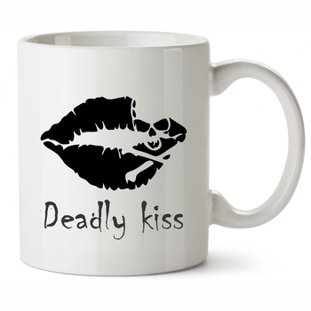 Cana personalizata Deadly Kiss Cana personalizata Deadly Kiss