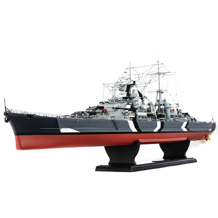 Navomodel de razboi OcCre Prinz Eugen, kit de montaj din lemn și metal, gri, 1:200, 1070x175x290mm