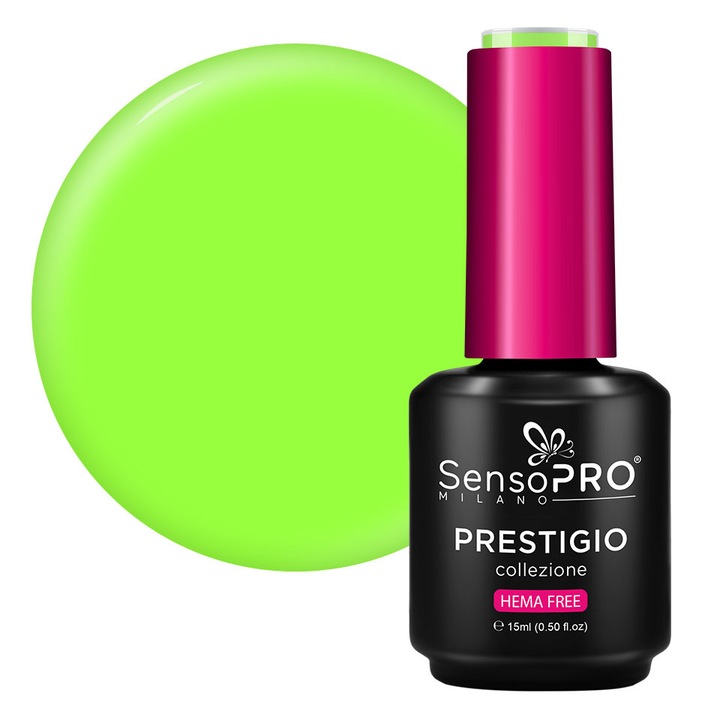 Oja Semipermanenta PRESTIGIO SensoPRO Milano - Neon Green 15ml